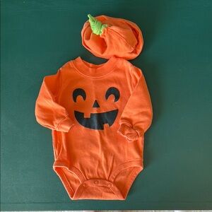 Carter's Halloween Pumpkin Costume in Orange and Black